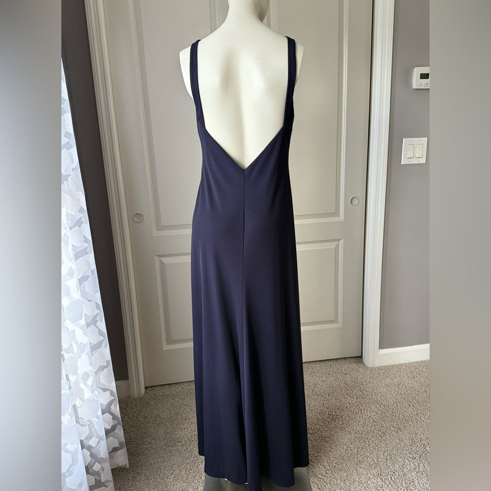 Arianna by Theresa Page Vintage Column Dress with Low Plunge Back